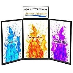Fold N Go Tabletop Display - 4' - Full Color