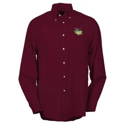 Soil Release Button Down Poplin Shirt - Men's