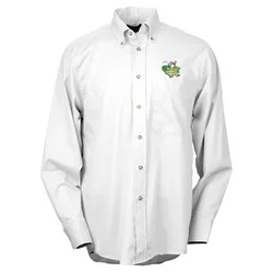 Soil Release Button Down Poplin Shirt - Men's