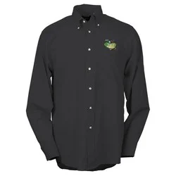 Soil Release Button Down Poplin Shirt - Men's