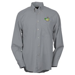 Soil Release Button Down Poplin Shirt - Men's