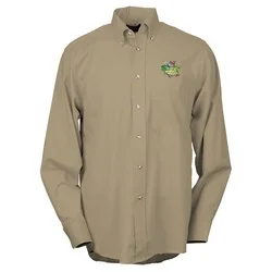 Soil Release Button Down Poplin Shirt - Men's