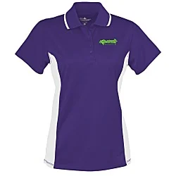 Tipped Colorblock Wicking Polo - Ladies' - Embroidered