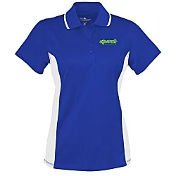 Tipped Colorblock Wicking Polo - Ladies' - Embroidered