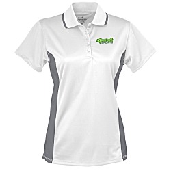 Tipped Colorblock Wicking Polo - Ladies' - Embroidered