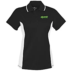 Tipped Colorblock Wicking Polo - Ladies' - Embroidered