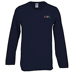 Gildan Softstyle LS T-Shirt - Men's - Embroidered