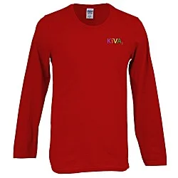 Gildan Softstyle LS T-Shirt - Men's - Embroidered
