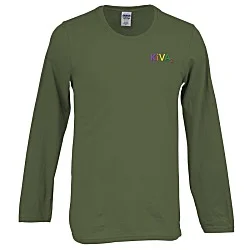 Gildan Softstyle LS T-Shirt - Men's - Embroidered