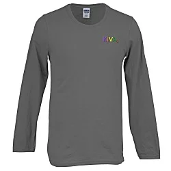 Gildan Softstyle LS T-Shirt - Men's - Embroidered