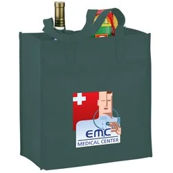 Polypropylene Reusable Grocery Bag - 14" x 13" - Full Color