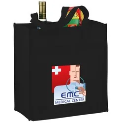 Polypropylene Reusable Grocery Bag - 14" x 13" - Full Color