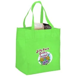 Polypropylene Reusable Grocery Bag - 15" x 13" - Full Color