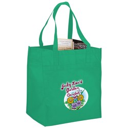 Polypropylene Reusable Grocery Bag - 15" x 13" - Full Color