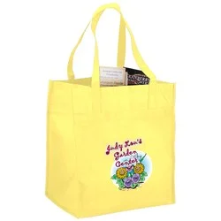 Polypropylene Reusable Grocery Bag - 15" x 13" - Full Color