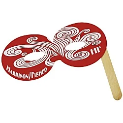Round Mask with Stick - Colors