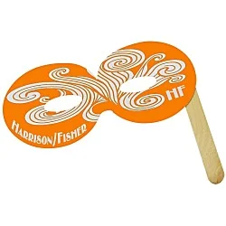 Round Mask with Stick - Colors