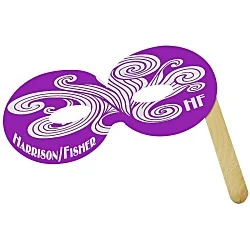 Round Mask with Stick - Colors