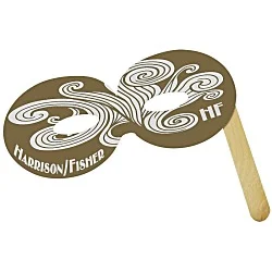 Round Mask with Stick - Colors