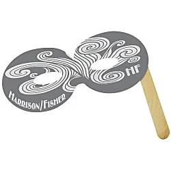 Round Mask with Stick - Colors