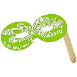 Round Mask with Stick - Colors