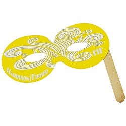 Round Mask with Stick - Colors