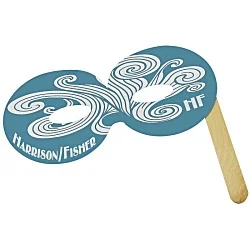 Round Mask with Stick - Colors