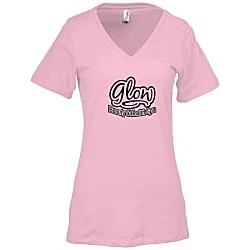 Bella+Canvas Relaxed V-Neck T-Shirt - Ladies’ - Screen