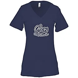 Bella+Canvas Relaxed V-Neck T-Shirt - Ladies’ - Screen