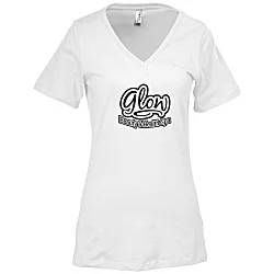 Bella+Canvas Relaxed V-Neck T-Shirt - Ladies’ - Screen