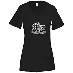 Bella+Canvas Relaxed V-Neck T-Shirt - Ladies’ - Screen