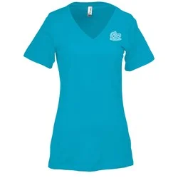 Bella+Canvas Relaxed V-Neck T-Shirt - Ladies’ - Screen