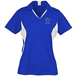 Side Blocked Micropique Sport-Wick Polo - Ladies' - Embroidered