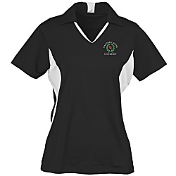 Side Blocked Micropique Sport-Wick Polo - Ladies' - Embroidered