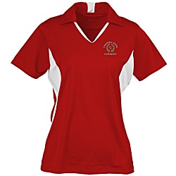 Side Blocked Micropique Sport-Wick Polo - Ladies' - Embroidered