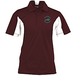 Side Blocked Micropique Sport-Wick Polo - Men's - Embroidered