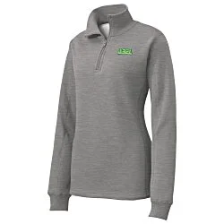 Feminine Fit 1/4-Zip Sweatshirt - Ladies' - Embroidered
