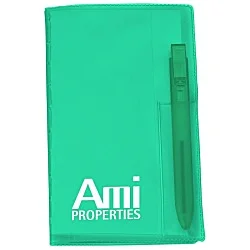 Memo Book with Flat Pen - Translucent