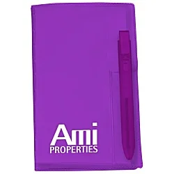 Memo Book with Flat Pen - Translucent