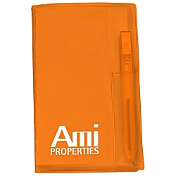 Memo Book with Flat Pen - Translucent