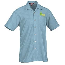 Harriton Barbados Textured Camp Shirt - Men's