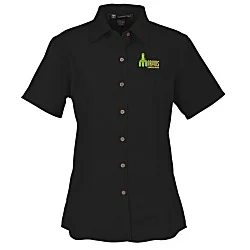 Harriton Barbados Textured Camp Shirt - Ladies'