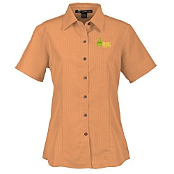 Harriton Barbados Textured Camp Shirt - Ladies'