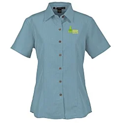 Harriton Barbados Textured Camp Shirt - Ladies'