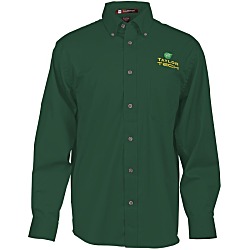 Harriton Twill Shirt with Stain Release - Men's