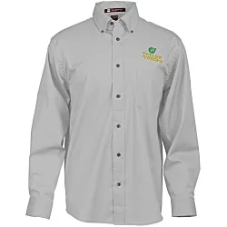 Harriton Twill Shirt with Stain Release - Men's