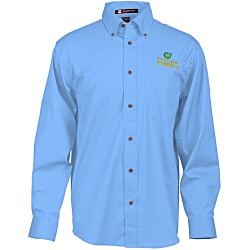 Harriton Twill Shirt with Stain Release - Men's