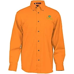 Harriton Twill Shirt with Stain Release - Men's