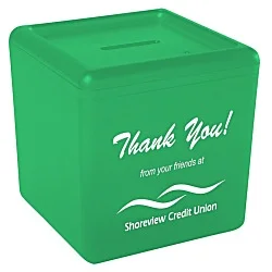 Cash Cube Bank - Translucent