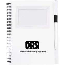Business Card Notebook with Pen - Opaque - 24 hr